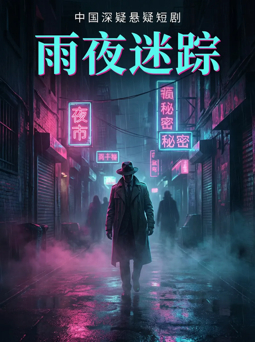女王影院 悬疑追踪短剧 - 雨夜迷踪海报